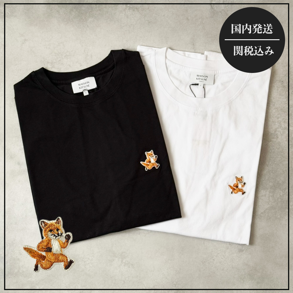 MAISON KITSUNE メゾンキツネ スピーディ フォックス Tシャツ