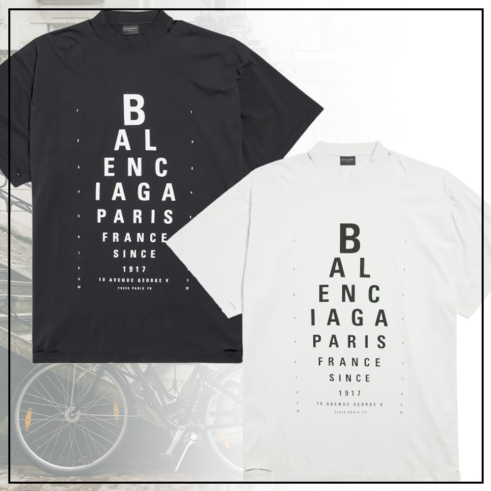 すぐにお届け♪ BALENCIAGA オーバーサイズ Tシャツ ロゴ