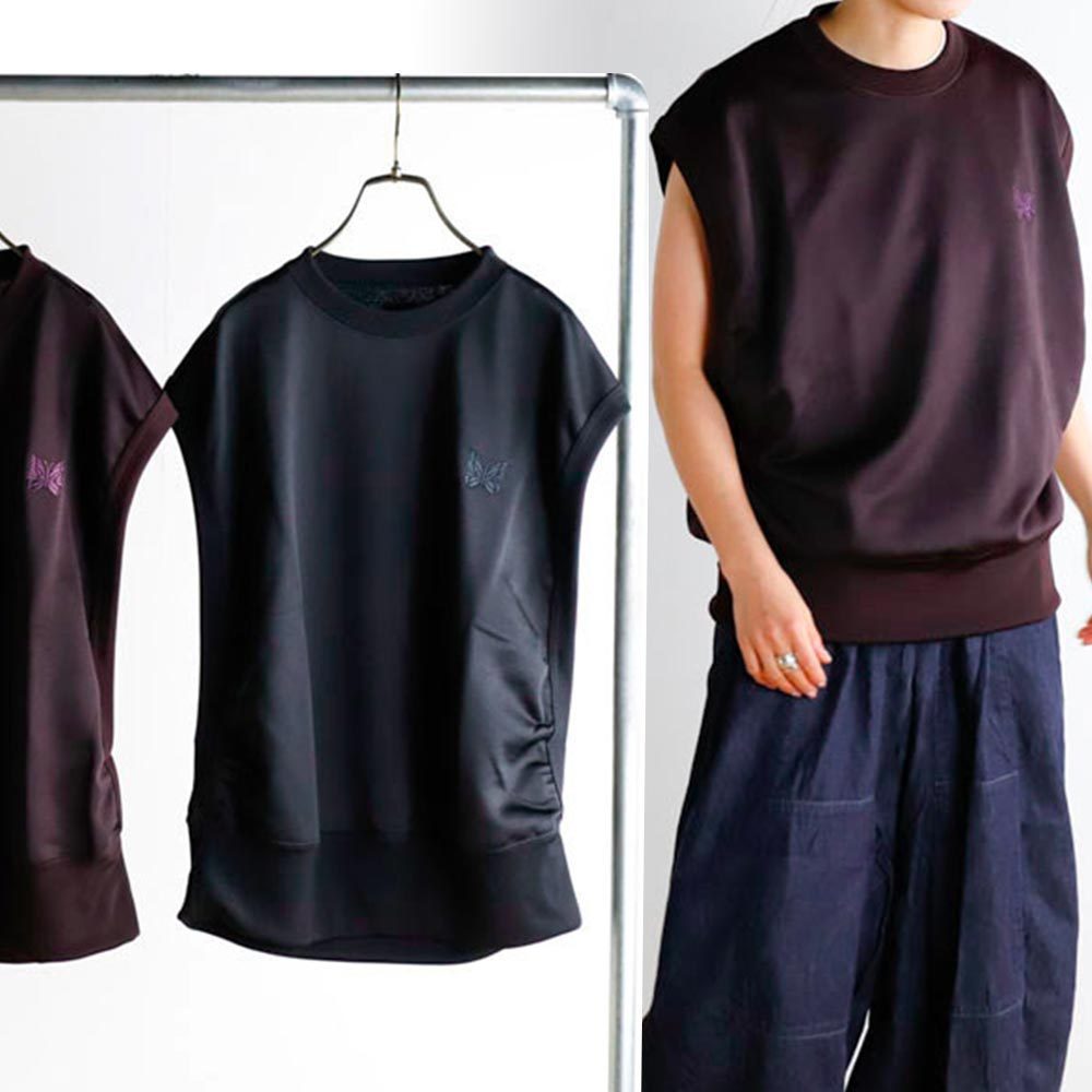 【Needles】Sleeveless スリーブレス シャツ ベスト すぐ届く