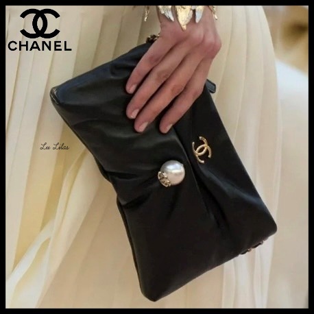 【上品STYLE☆】CHANEL ラージ クラッチ バッグ