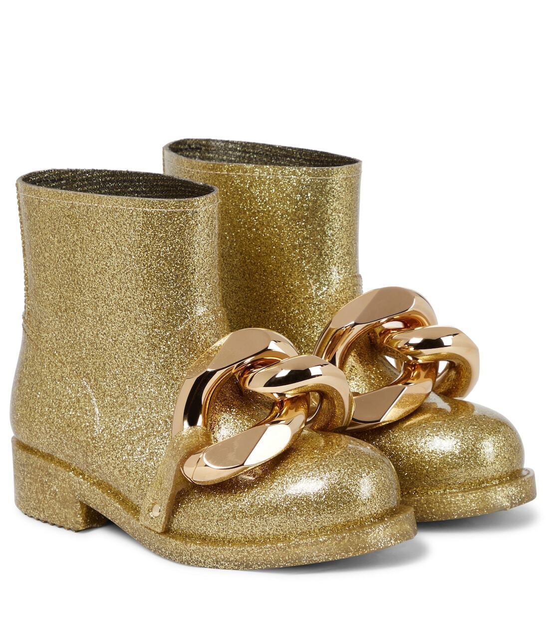 【JW Anderson】チェーン glitterアンクルブーツ