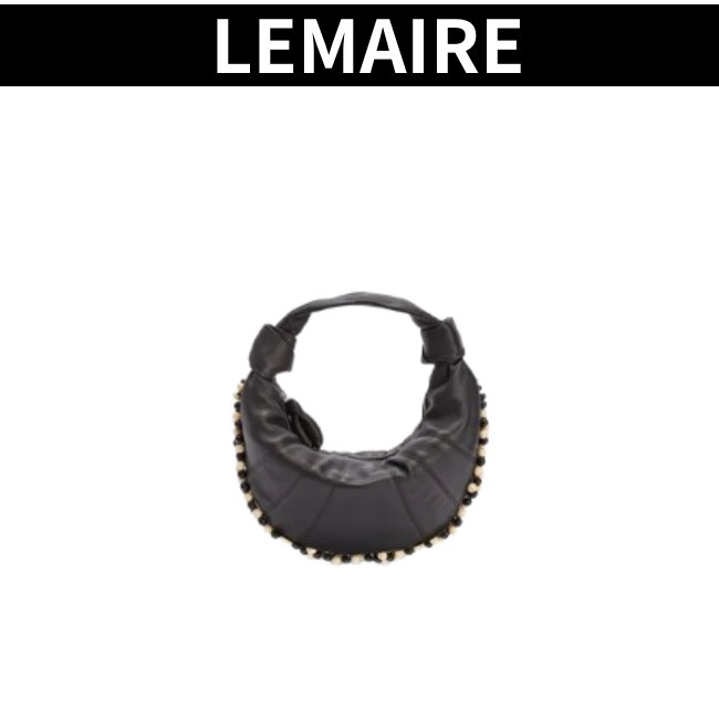 【LEMAIRE】ビーズ付きフォーチュンバック LEMAIRE】ビーズ付ミニフォーチュンバッグ ソフトナッパレザー