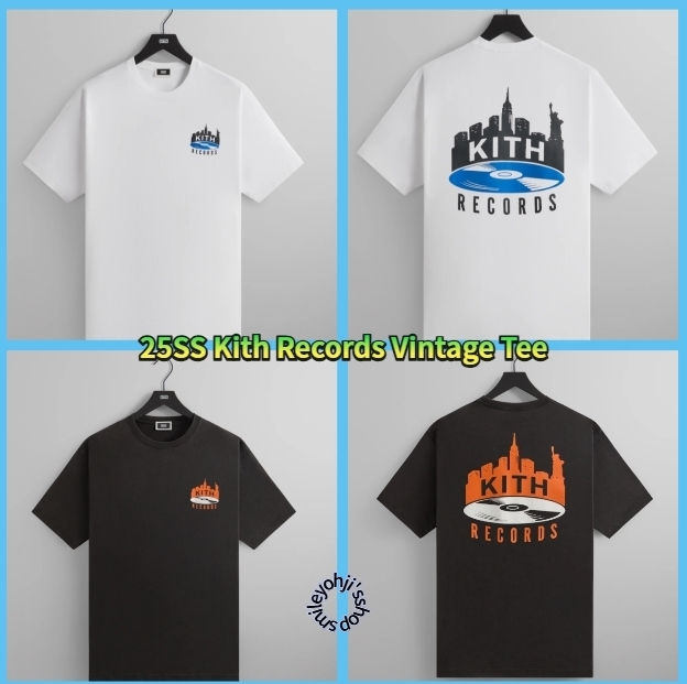 ★25SS 最新作★Kith Records Vintage Tee