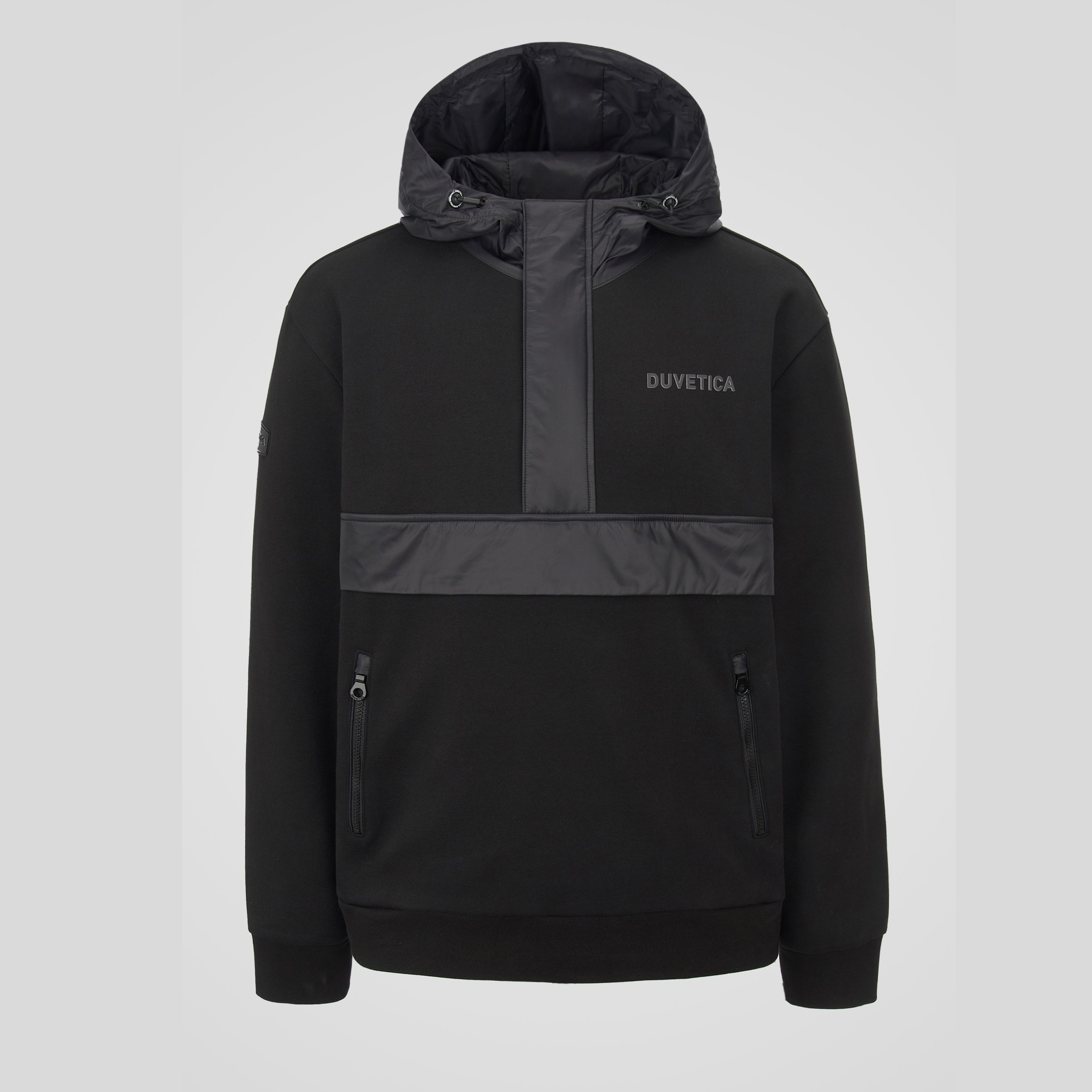 ★DUVETICA★ Tide Hoodie Black Men's Hoodie V-24F-VUHD10644-