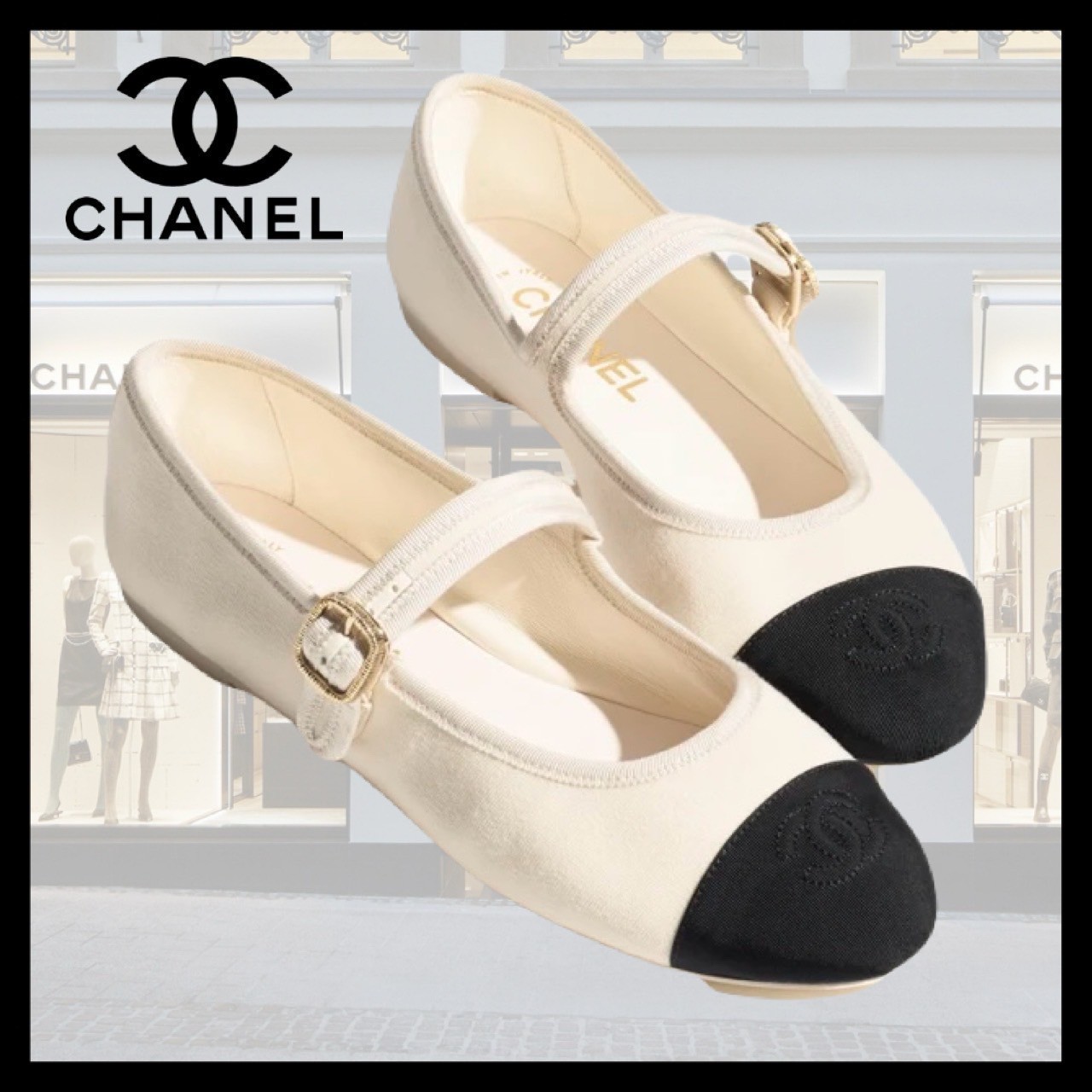 【清楚な装いに♪】CHANEL メリージェーン