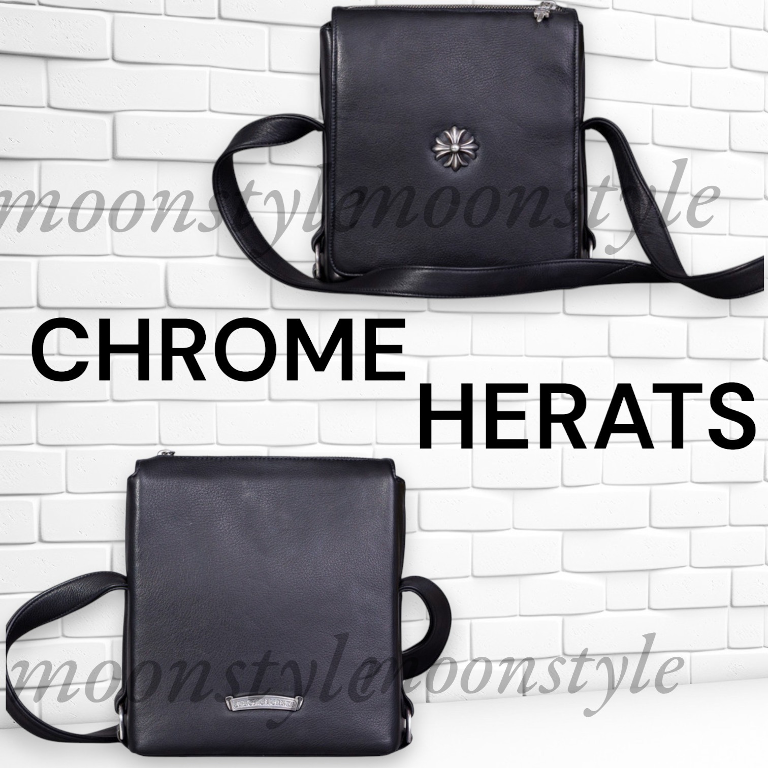 CHROME HERATS★クロムハーツ プラスショルダーバッグ Bランク