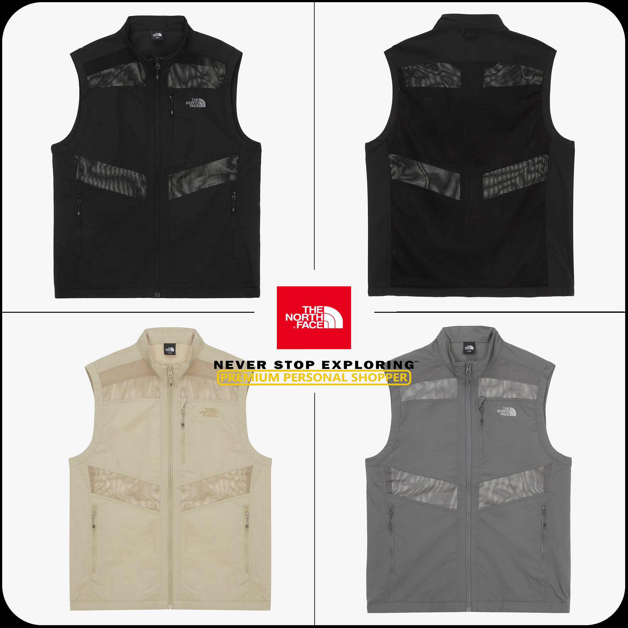 [THE NORTH FACE]★25SS★韓国人気★M'S MESH FLY VEST
