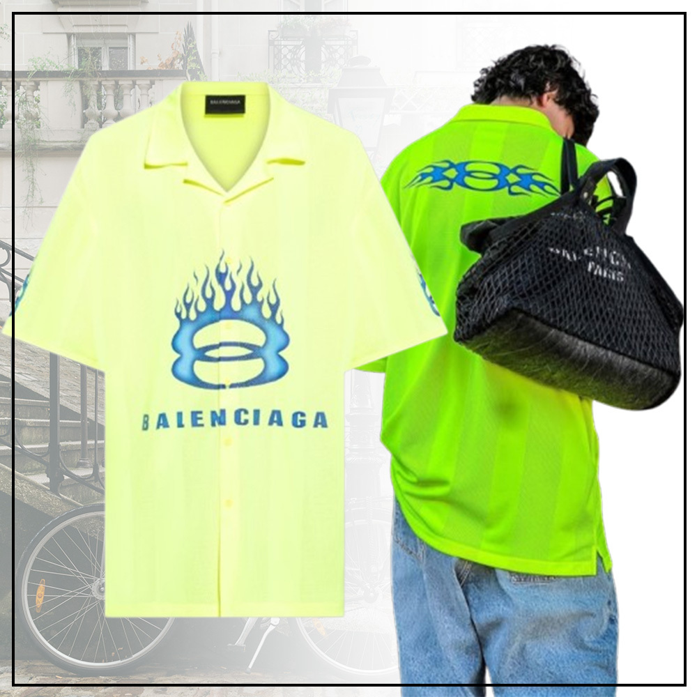 BALENCIAGA ショート丈 Tシャツ カジュアル スタイル 人気
