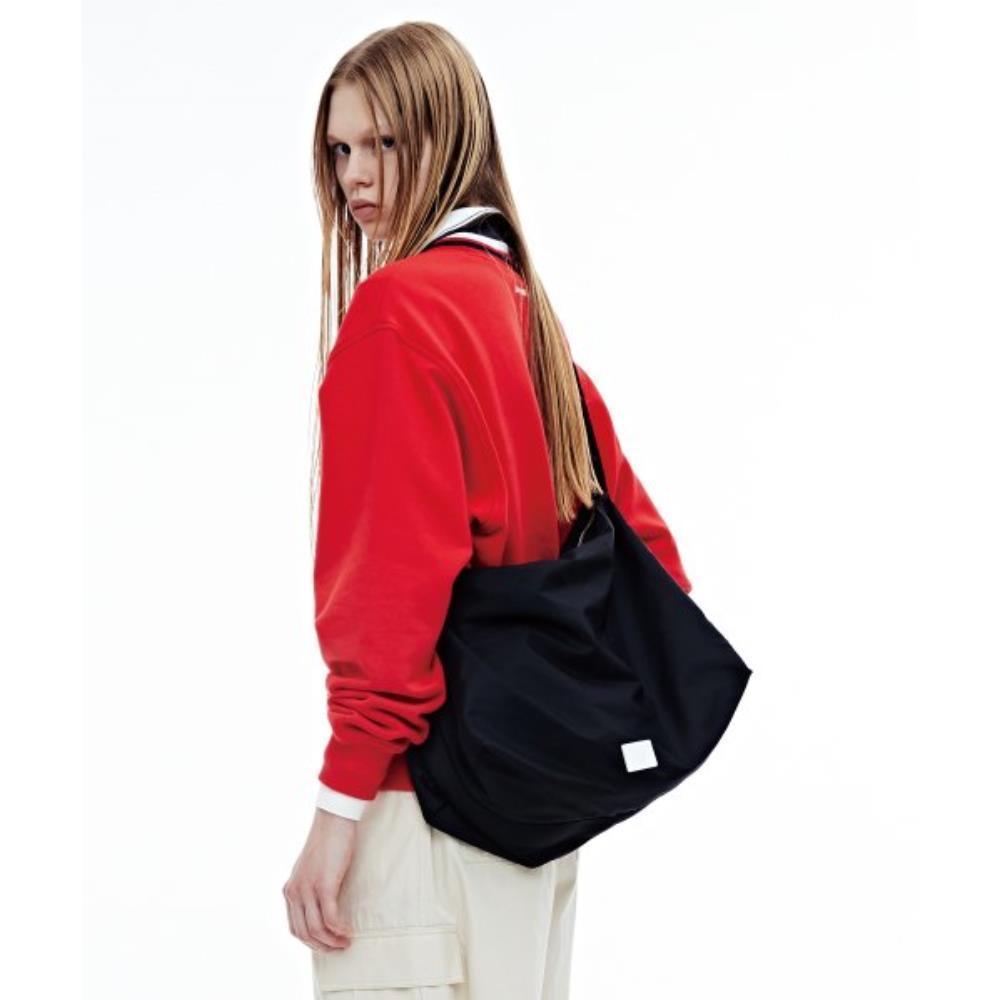 ★Fennec★ FABRIC HOBO BAG BLACK