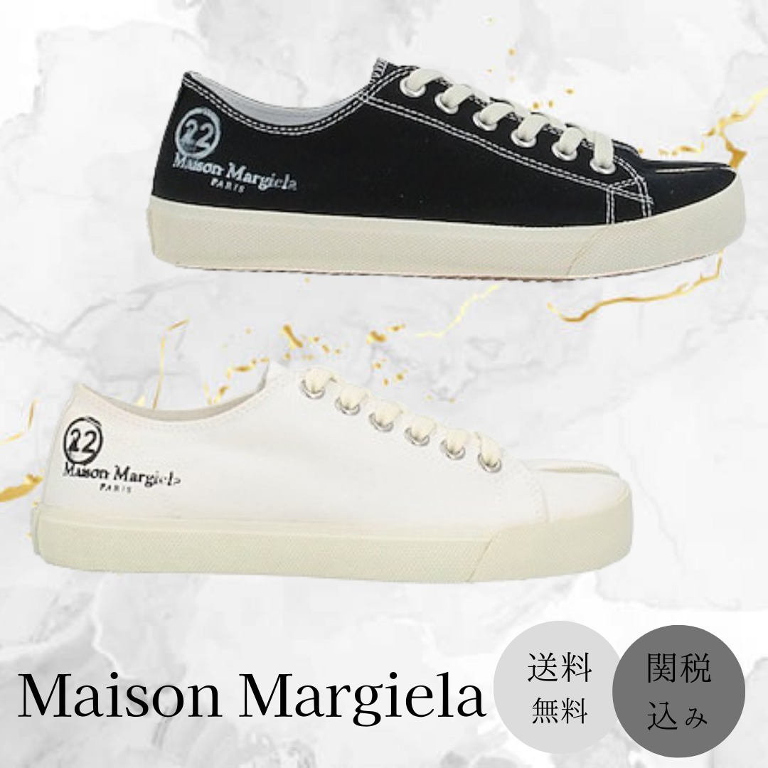 Maison Margiela☆キャンバス ロゴ スニーカー