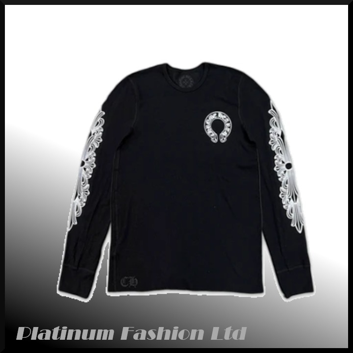 希少♪【CHROME HEARTS】HORSESHOE FLORAL THERMAL L/S TEE