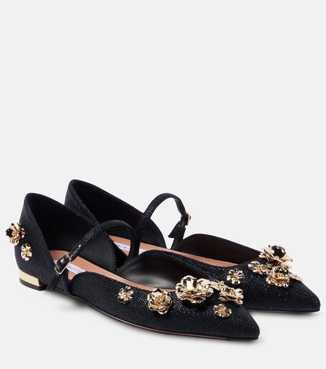 【Aquazzura】 Bloom embellishedバレエフラット