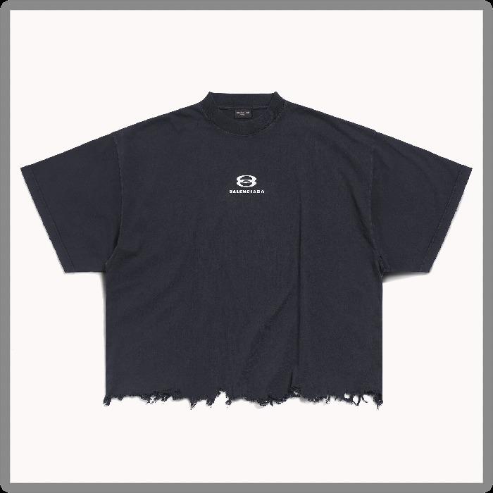 【BALENCIAGA】クロップド ユニティスポーツアイコン Tシャツ 25SS◇BALENCIAGA◇Unity Sports Icon クロップドTシャツ ロゴ