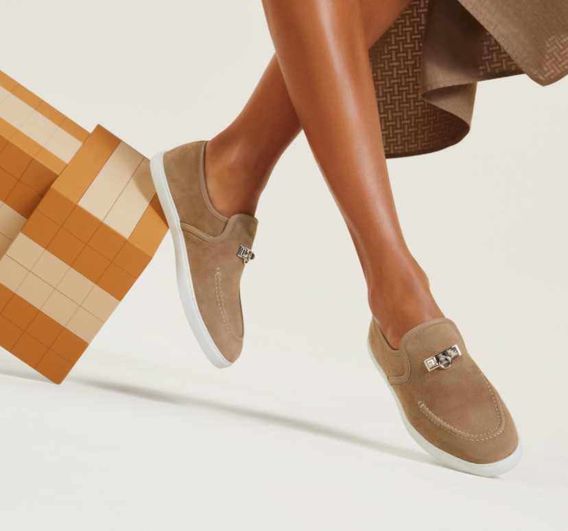 【カジュアル】HERMES 《ジュール》モカシン