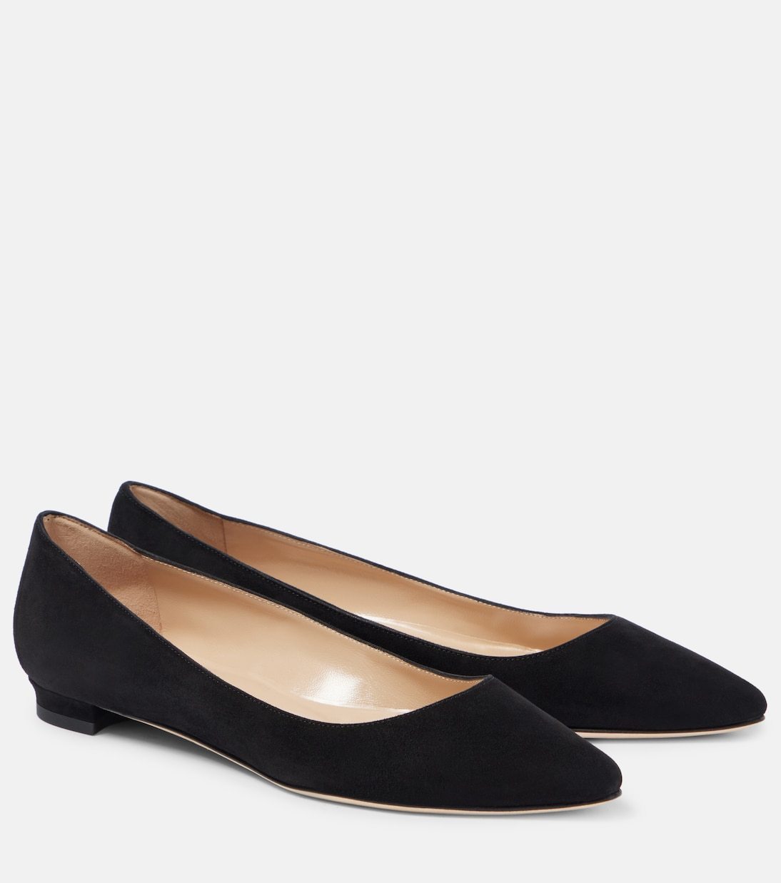 【Manolo Blahnik】 BBスエードバレエフラット