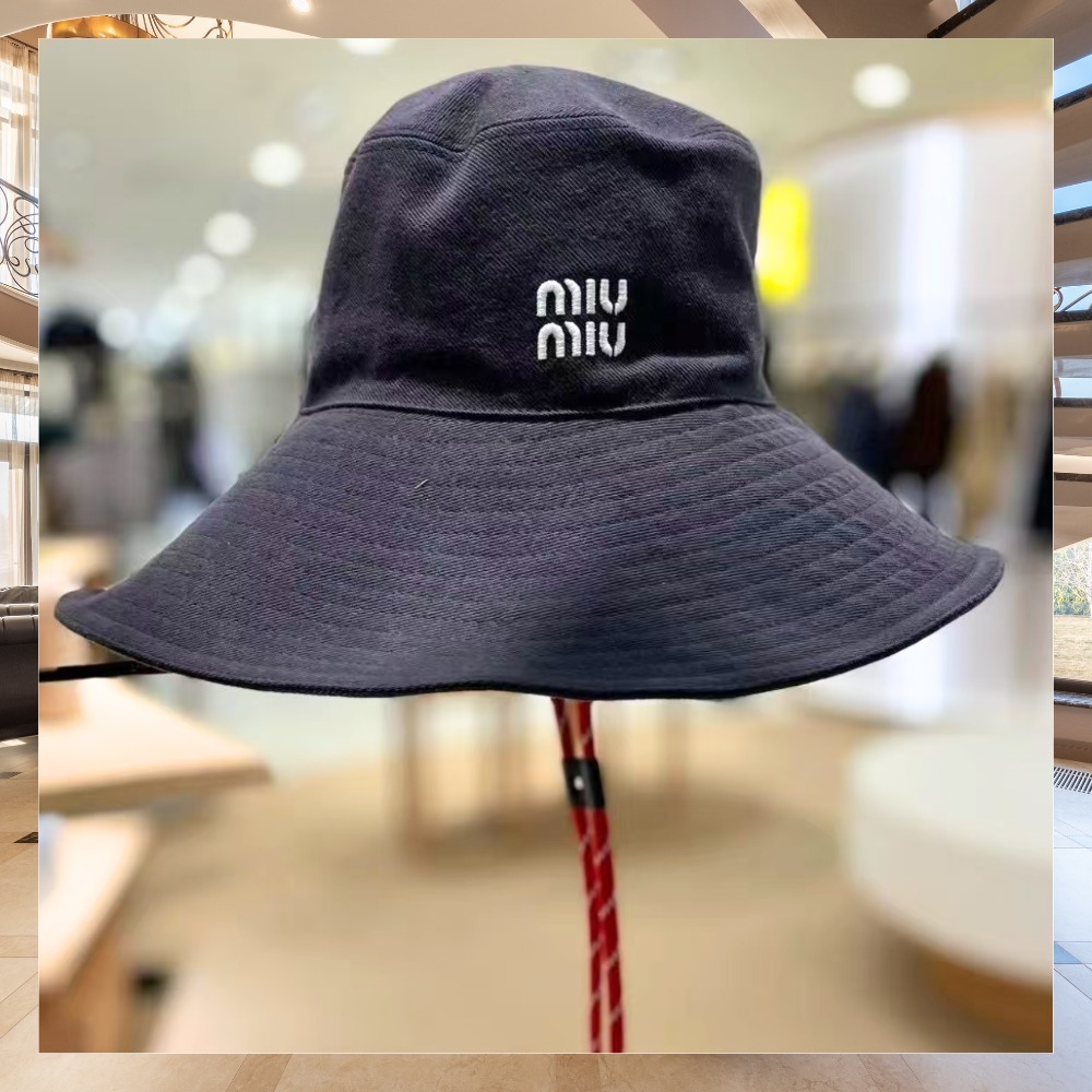 《自分ご褒美/デイリーに最適》【MiuMiu】ドリルハット