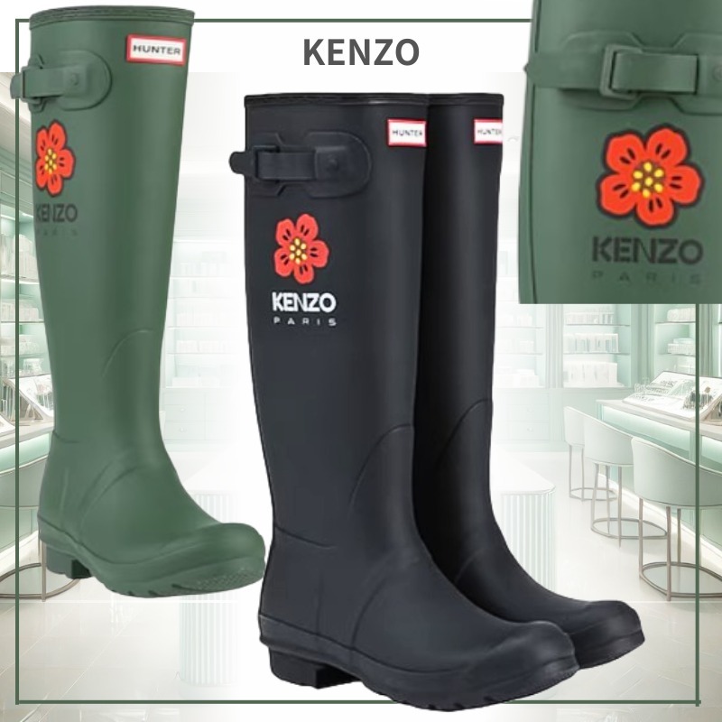 雨の日もおしゃれ■ KENZO x HUNTER ■コラボ レインシューズ