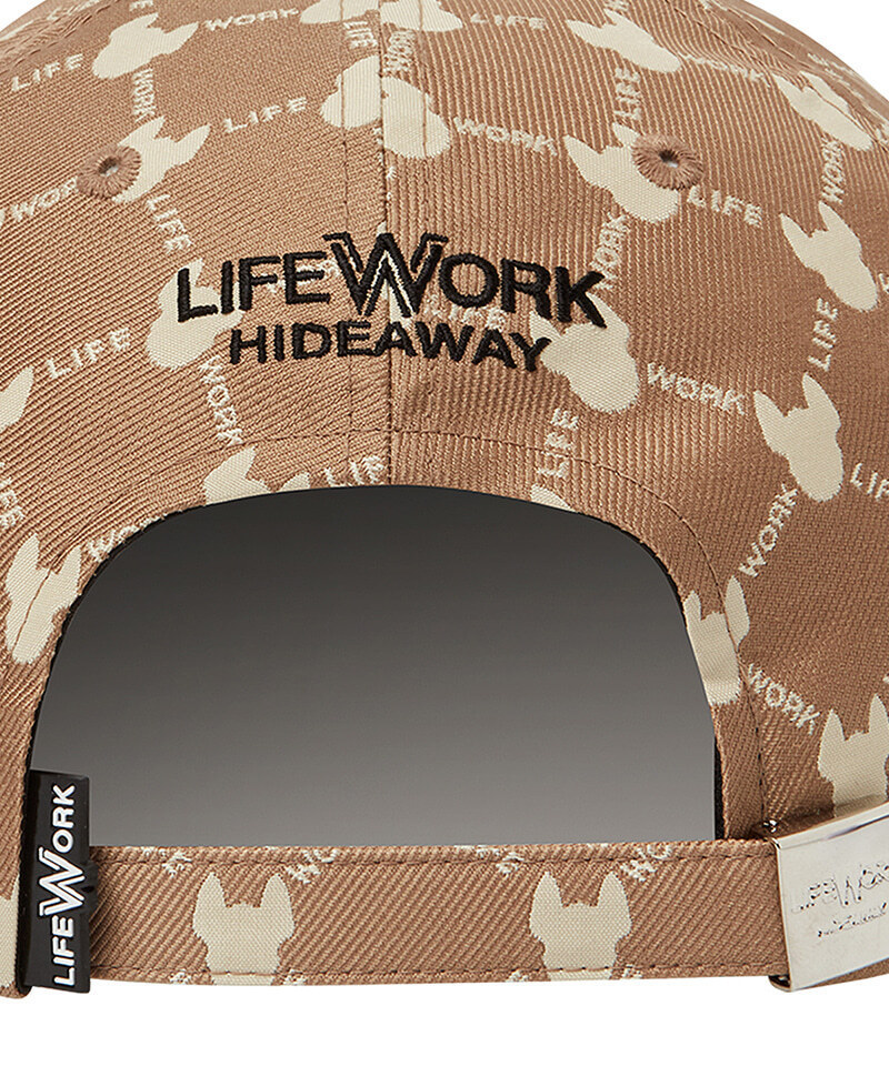 【韓国 Life Work】ソリッドラドグラムベースボールキャップ 韓国 Life Work】ソリッドラドグラムベースボールキャップ (Life