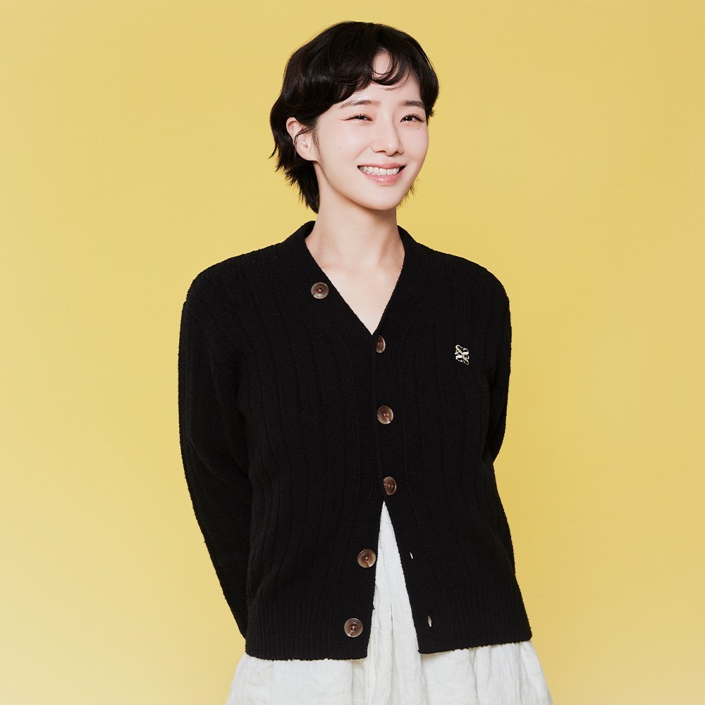 カーディガン SATUR [Park Gyu-young PICK] Paro Oversized Buckle Cardigan C