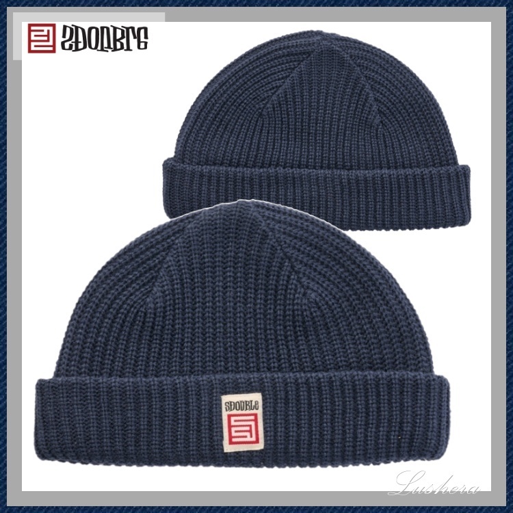 S-DOUBLE Stussyステューシー Red Cube Low ビーニーニット帽子