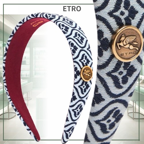 新作 ■ ETRO ■ ジャカードカチューシャ