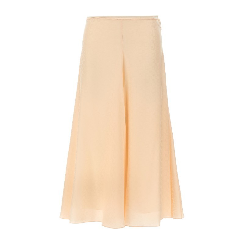 スカート FENDI SS25 FF silk skirt (FQ7655AUQG F1RX0)