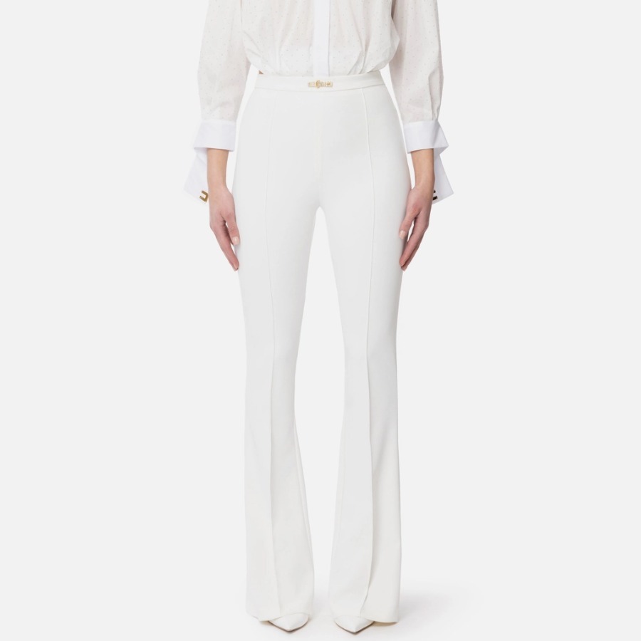 【★完売必至★】ELISABETTA FRANCHI ☆ フレアトラウザーズ ☆完売必至☆】ELISABETTA FRANCHI ☆ フレアトラウザーズ