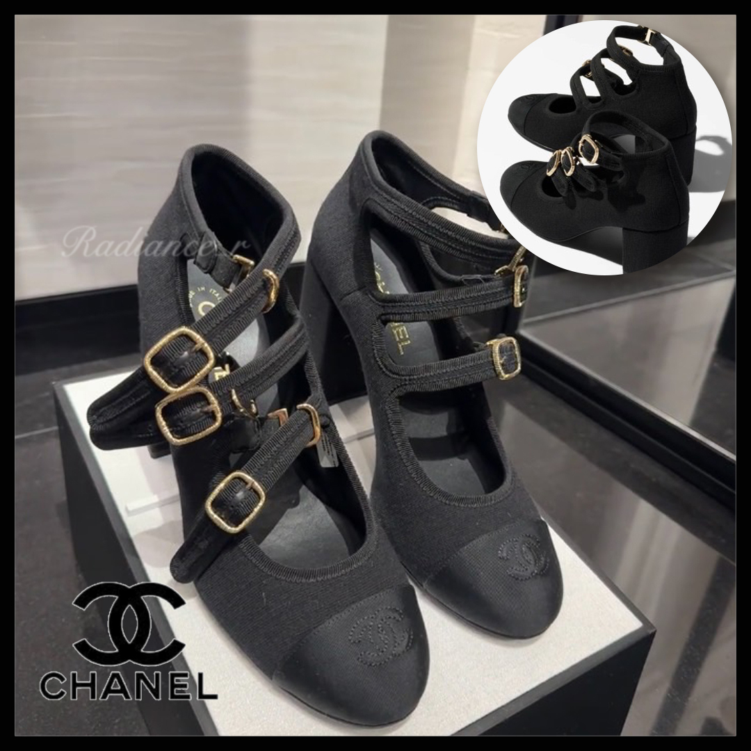 【お洒落にスタイルアップ★】CHANEL メリージェーン