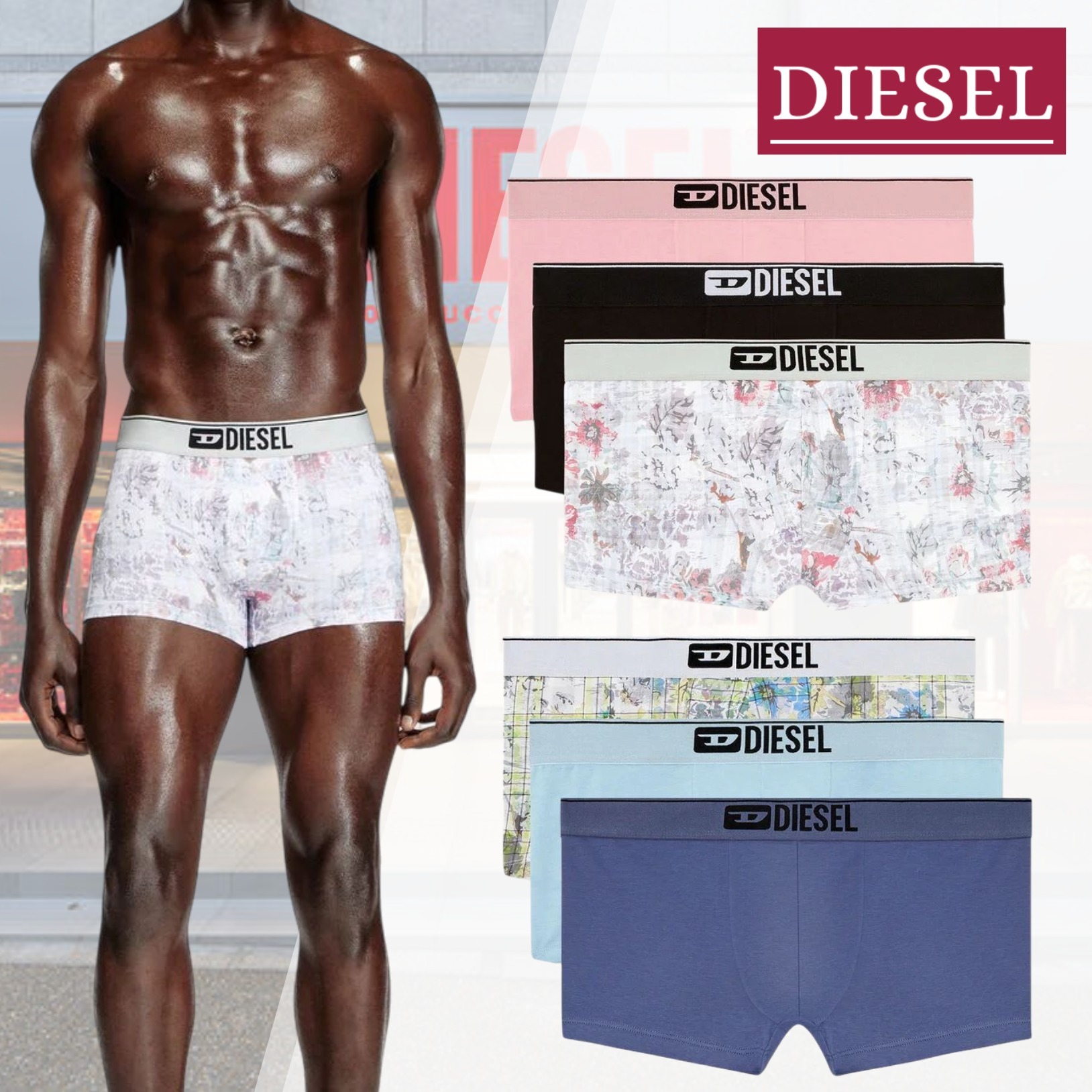 国内直営【DIESEL】DAMIEN 3PACK ボクサーパンツ 送料込