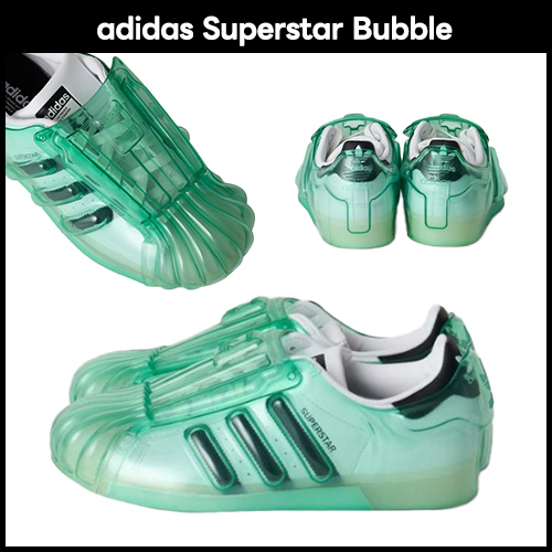 adidas正規品★Superstar Bubble Green