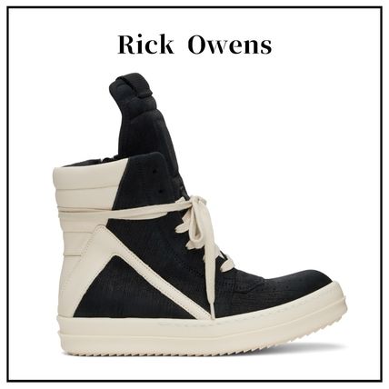 ブラック（黒）系 RICK OWENS GEOBASKET(リックオウエンス ジオ