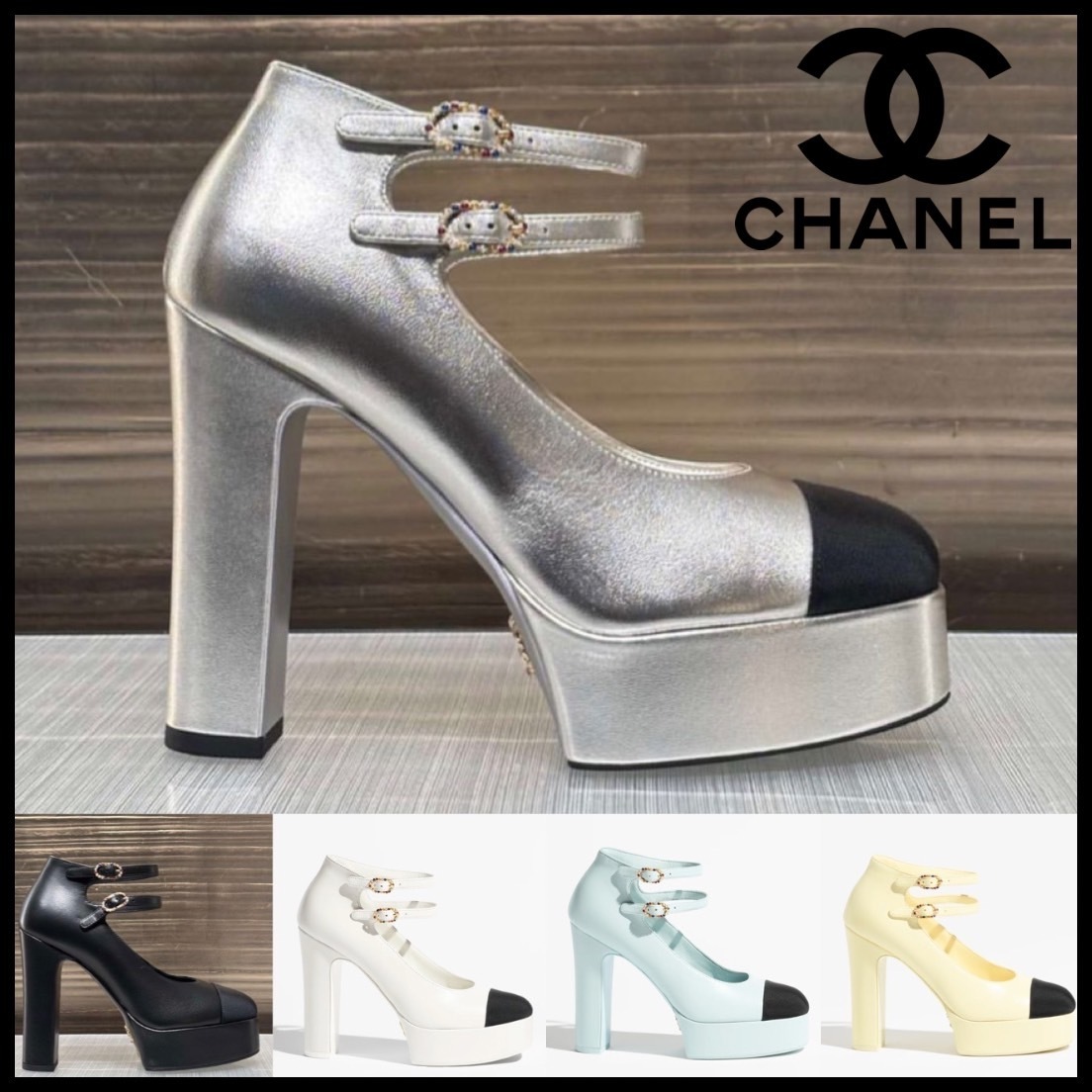 高ヒールで美脚効果抜群♪【CHANEL】25P メリージェーン