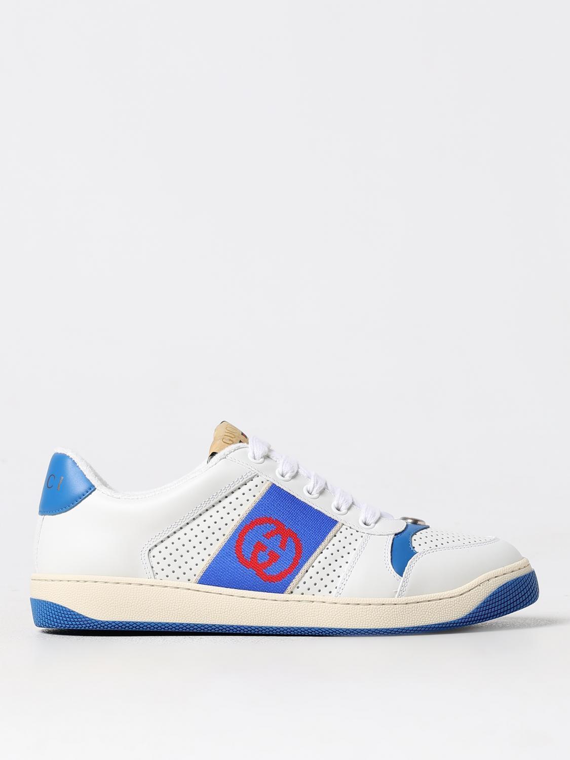 スニーカー GUCCI Men Sneakers White 765054AACV8 9055