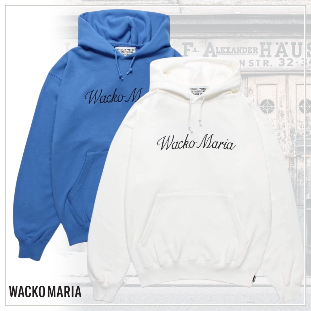 大人気♪【Wacko Maria】MIDDLE WEIGHT PULLOVER HOODED