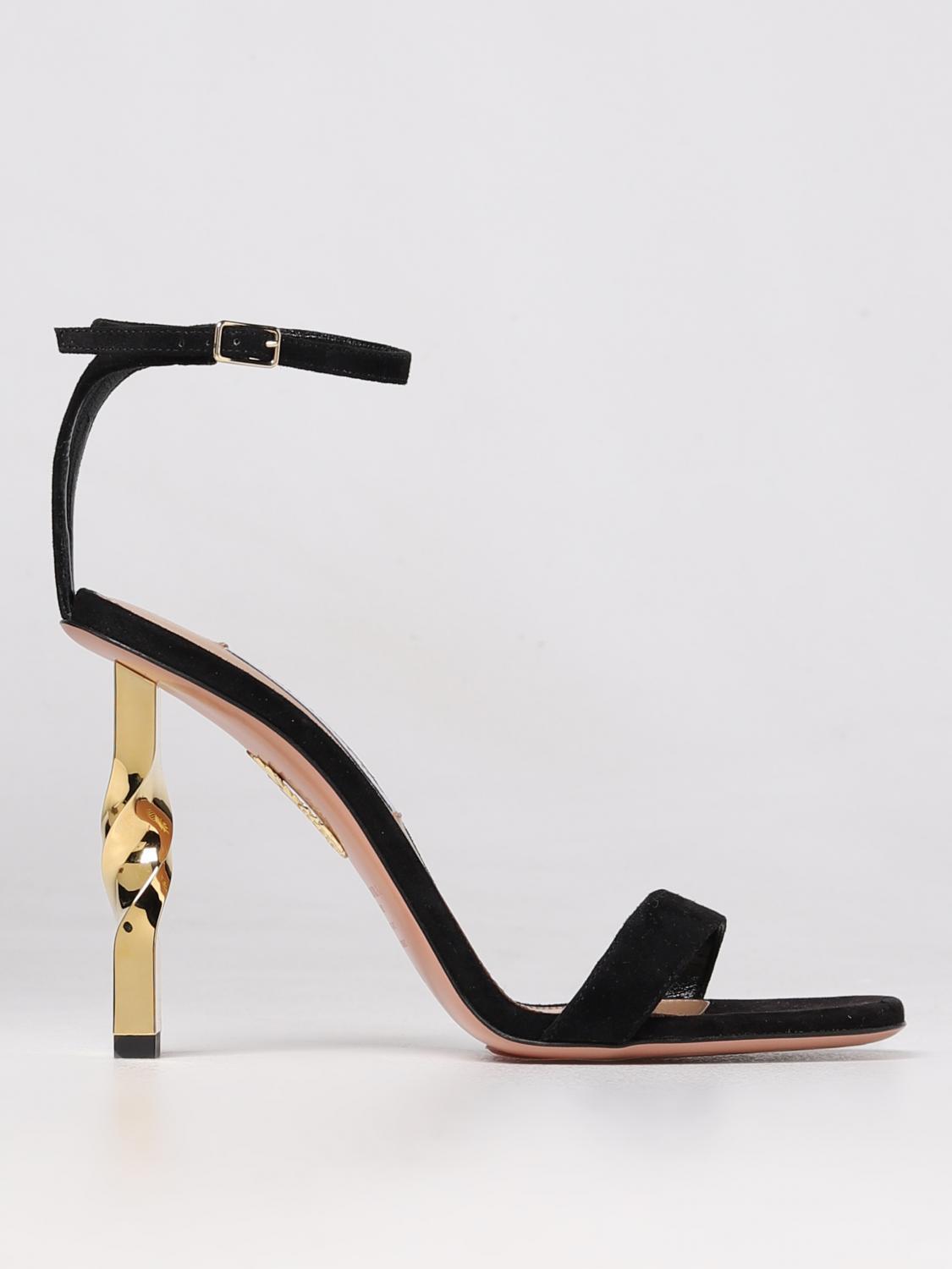 シューズ・サンダルその他 AQUAZZURA Woman Heeled sandals Black TWIHIGS1SUE 000