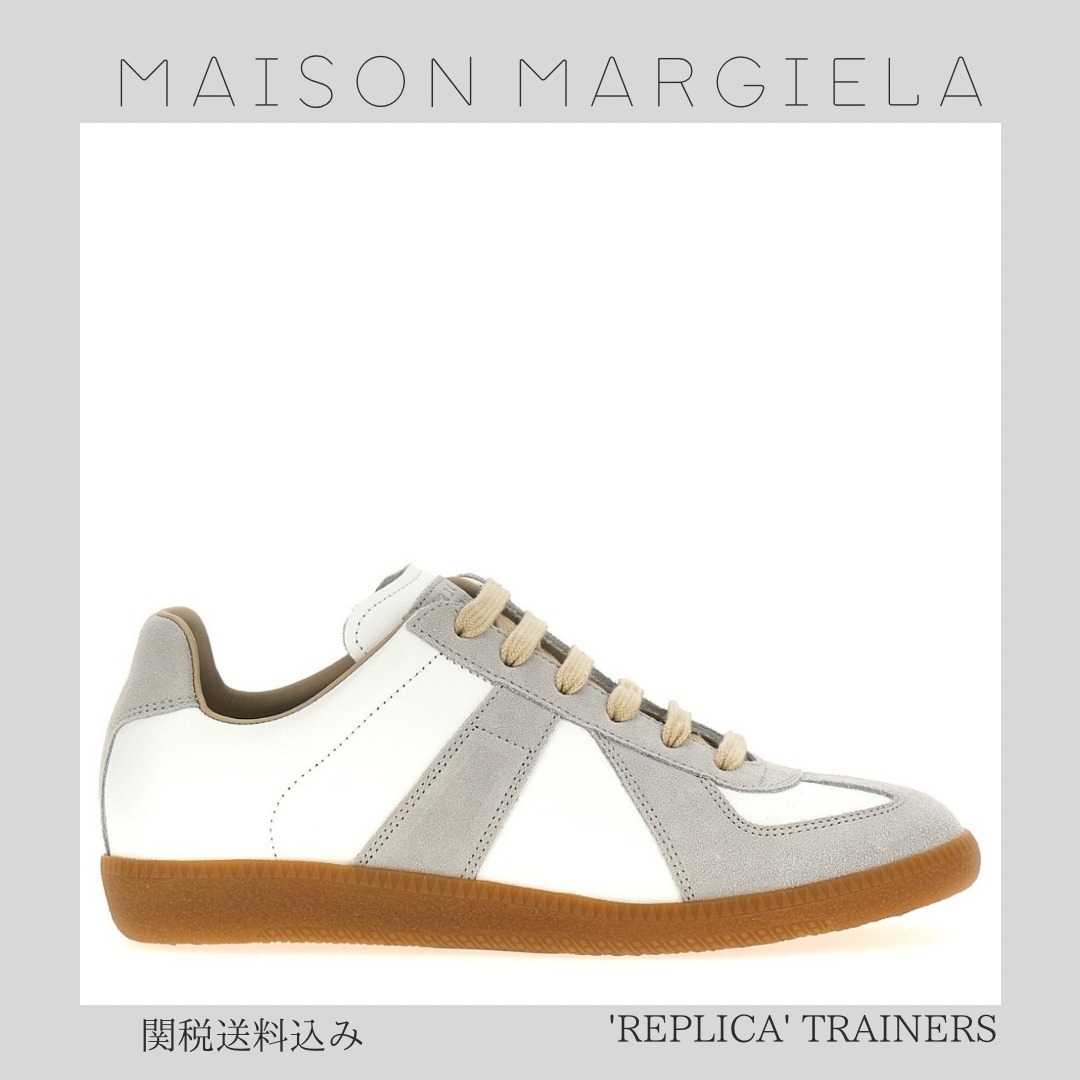 【Maison Margiera 】「レプリカ」スニーカー カーフスキン 白