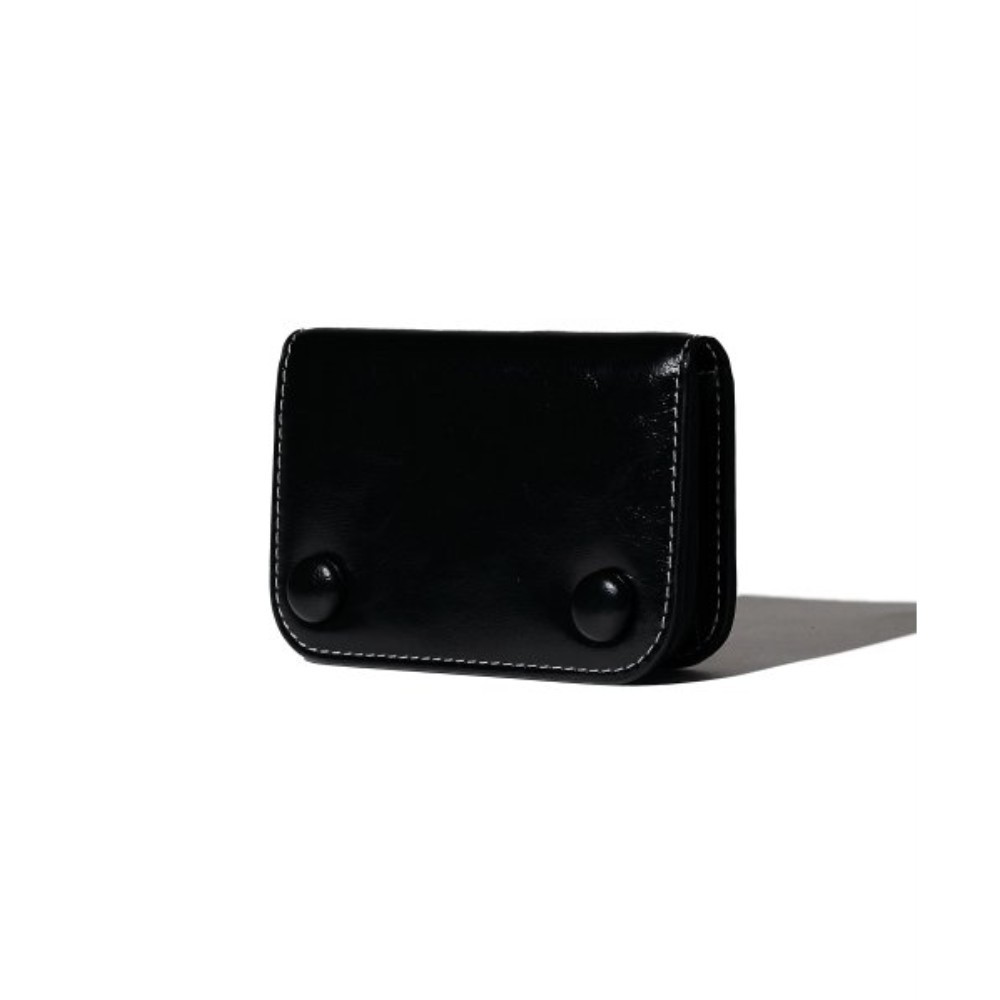 ★lemasque★ Dot Compact Business Card Holder Black L0892170