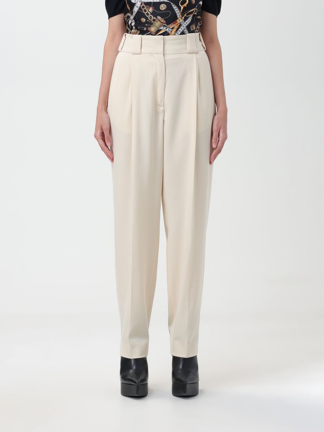 パンツ MOSCHINO COUTURE Woman Pants White 03275518 0004