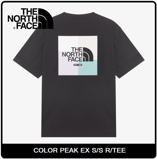 【THE NOTRH FACE】 COLOR PEAK EX S/S R/TEE