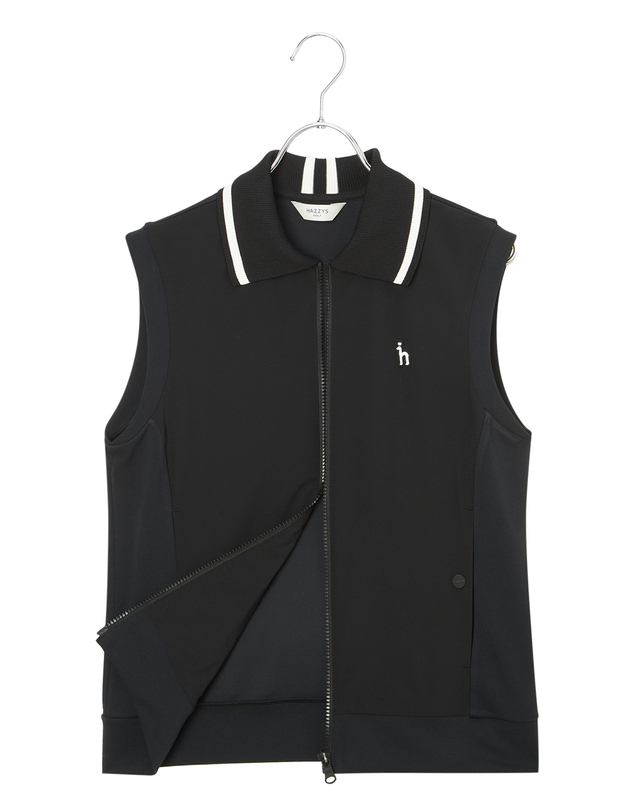 HAZZYS GOLF】Women's Hybrid Jersey Work Vest /追跡付