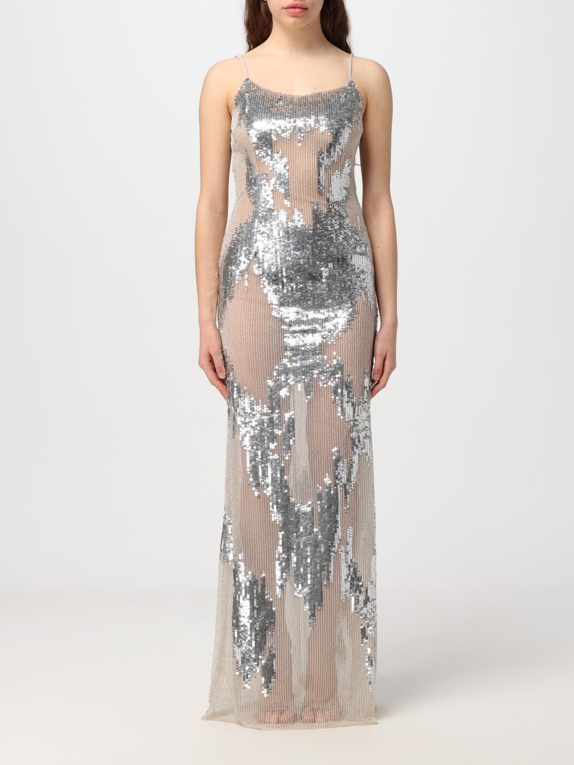 ワンピース ELISABETTA FRANCHI Woman Dress Grey AB568 155