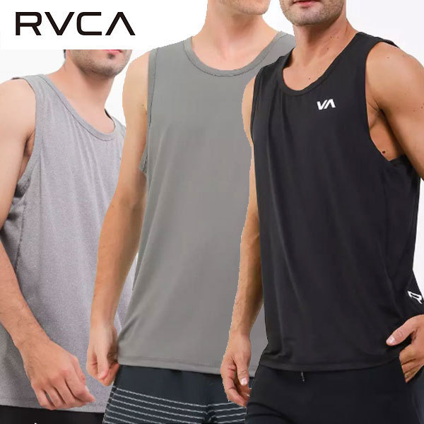RVCA☆Sport Vent Sl ロゴ スポーツ シングレットタンクトップ