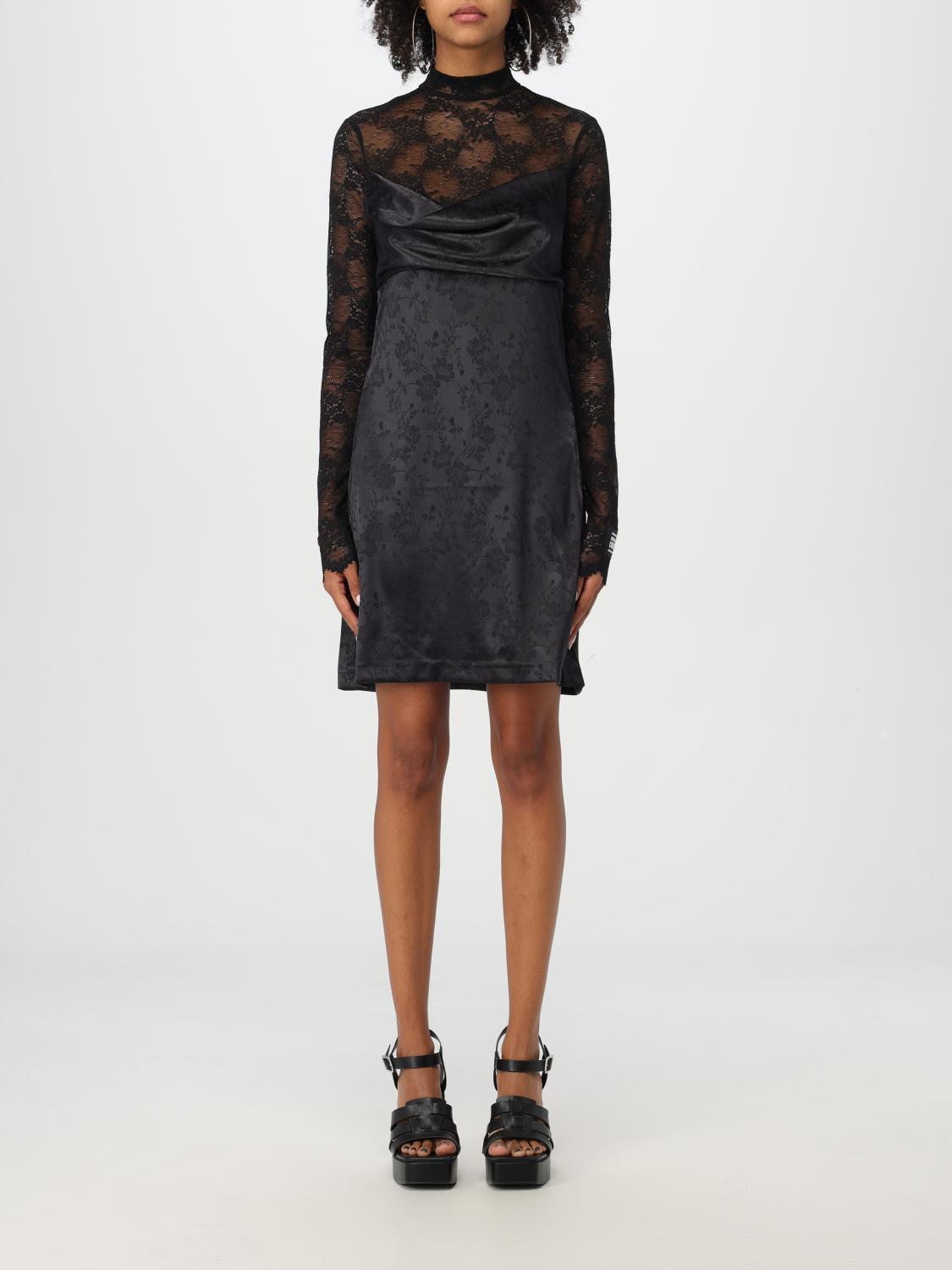 ワンピース VERSACE JEANS COUTURE Woman Dress Black 77HAO933N0400 899