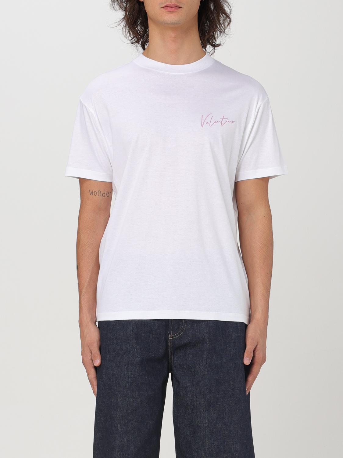 Tシャツ・カットソー VALENTINO Men T-shirt White 5V0MG13AAE6 0BO