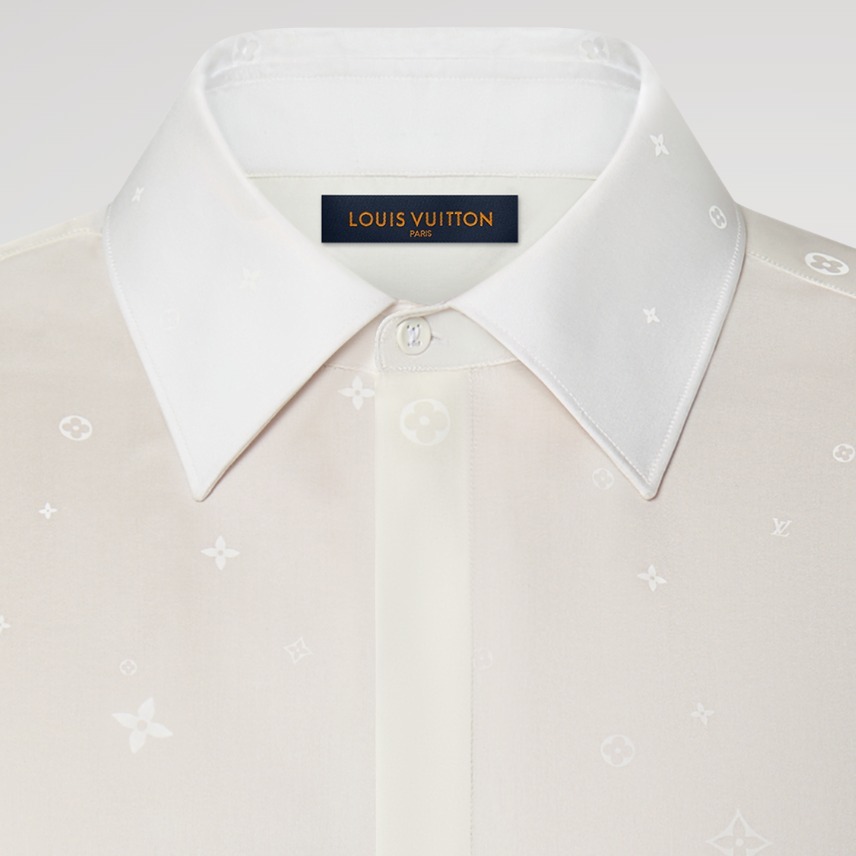 Louis Vuitton《シルクブレンド ロングスリーブシャツ》DHL 直営