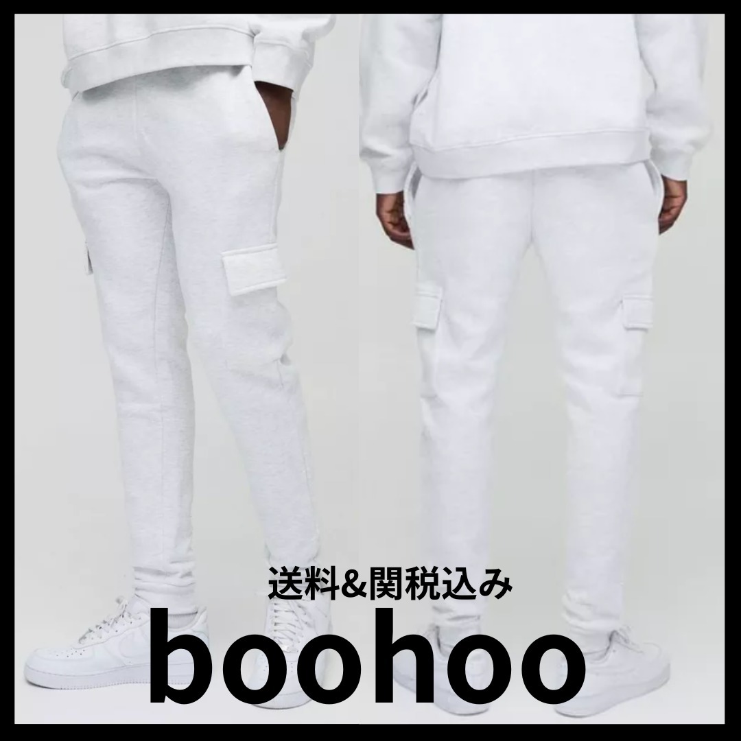 《boohoo》スキニーベーシックカーゴジョガー