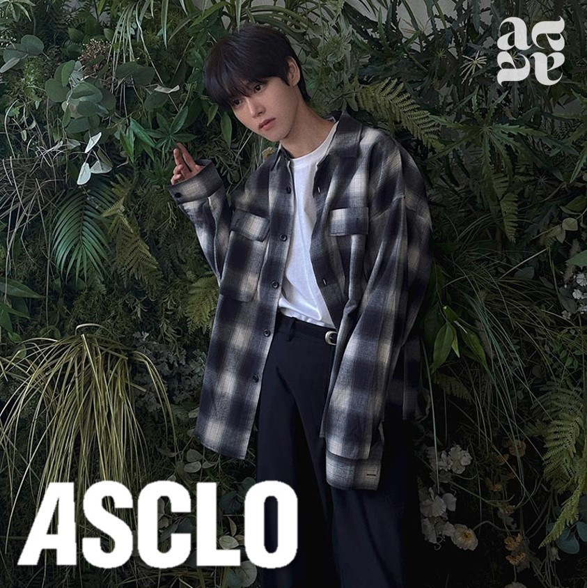 シャツ [ASCLO MADE] ASCLO Ombre Check Shirt (2color)