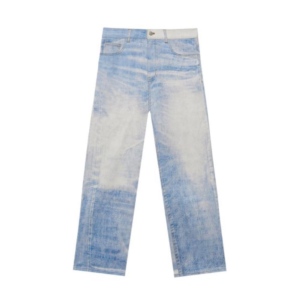 ◆INSTANTFUNK◆ Color printed denim pants BDSSDFPT04