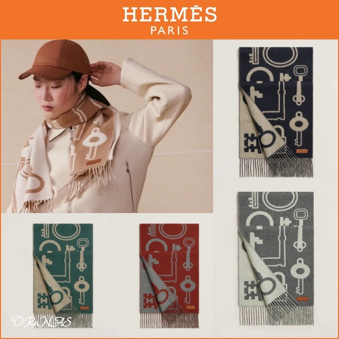 【キュートな柄♪】HERMES☆Porte-Clefsマフラー