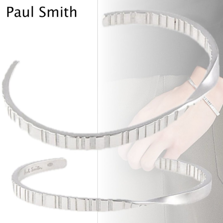 すぐ届く*Paul Smith*”Shadow Stripe Emboss” バングル